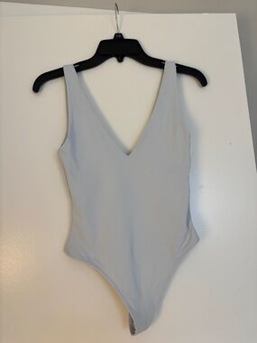 Aritzia Babaton Body Suit Light Blue